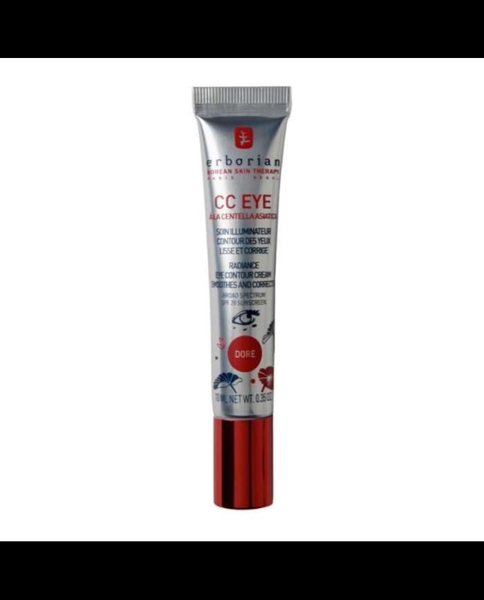 ERBORIAN CC EYE A LA CENTELLA DORE SOIN ILLUMINATEUR CONTOUR DES YEUX SPF20 10ML - ERBORIAN