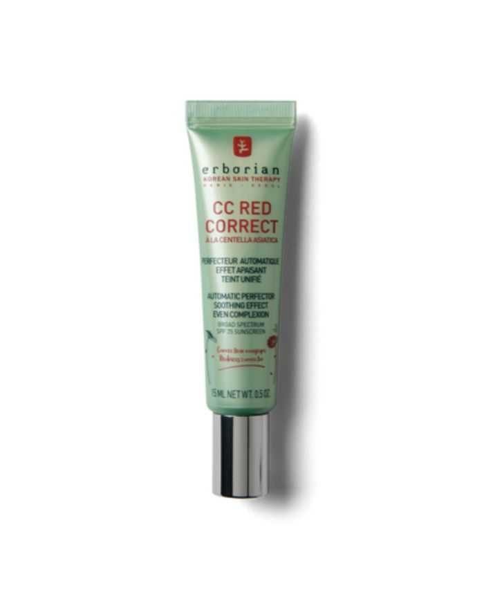 ERBORIAN CC RED CORRECT CENTELLA ASIATICA EFFET APAISANT SPF25 15 ML - ERBORIAN
