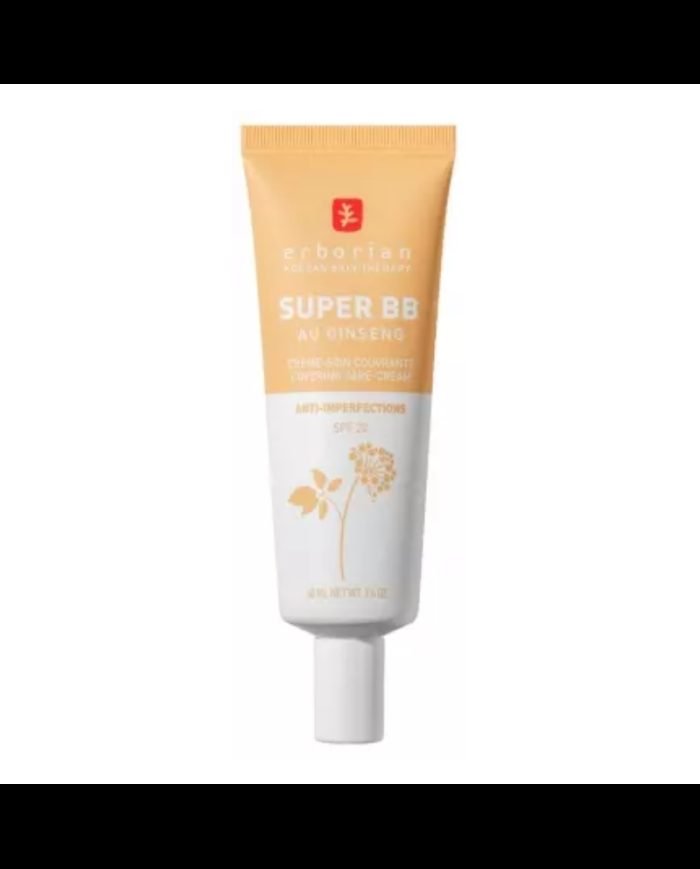 ERBORIAN SUPER BB AU GINSENG CREME SOIN COUVRANTE SPF 20 NUDE 40 ML - ERBORIAN
