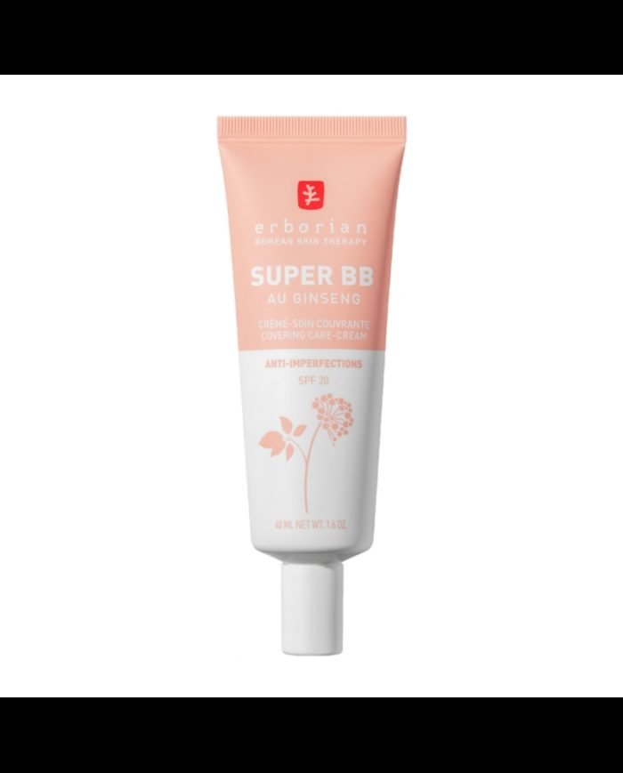 ERBORIAN SUPER BB CREME COUVRANTE AU GINSENG CREME TEINT CLAIR SPF20 40 ML - ERBORIAN