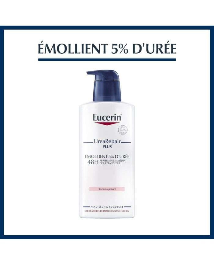 EUCERIN UREA REPAIR EMOLLIENT 5% D’UREE 48H PARFUM APAISANT 250 ML - EUCERIN