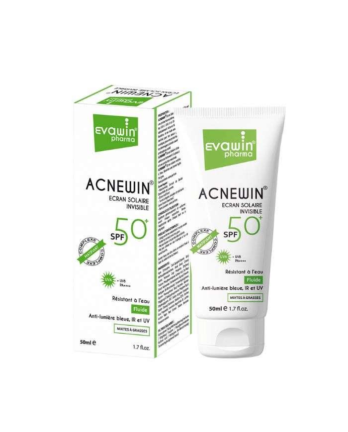 EVAWIN ACNEWIN ECRAN SOLAIRE SPF 50 INVISIBLE 50 ML - EVAWIN PHARMA