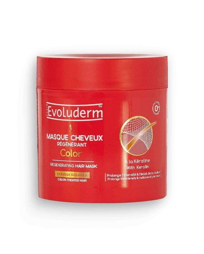 EVOLUDERM MASQUE CHEVEUX REGENERANT COLOR A LA KERATIN 500 ML - EVOLUDERM
