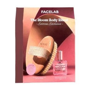 FACELAB THE BLOOM BODY RITUAL BROSSE CRIN DE CHEVAL 1 SOUPLE + NUXE HUILE PRODIGIEUSE 10ML OFFERTE - FACELAB