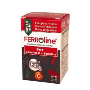 FERROLINE FER ET VITAMINE C 30 GELULES - UNIVERSPARADISCOUNT