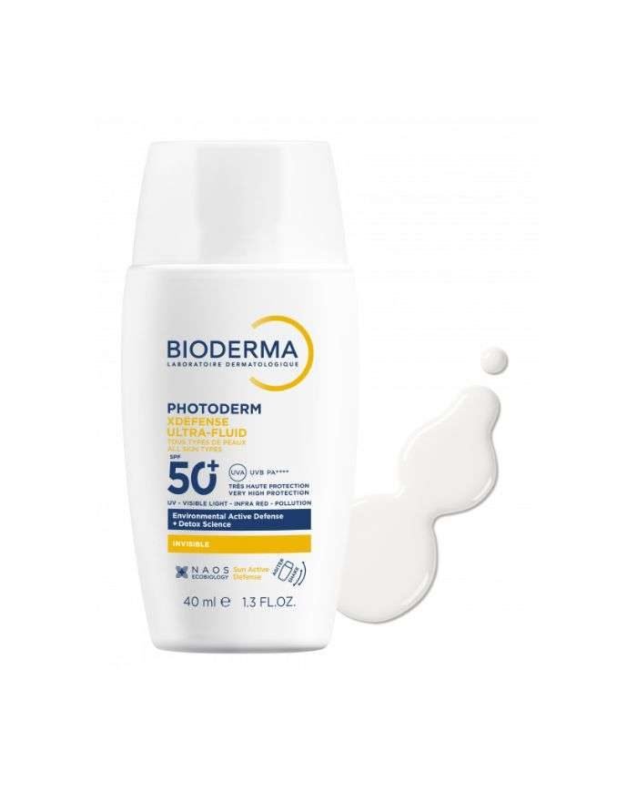 BIODERMA PHOTODERM XDEFENSE ULTRA FLUID SPF 50+ INVISIBLE 40 ML - BIODERMA
