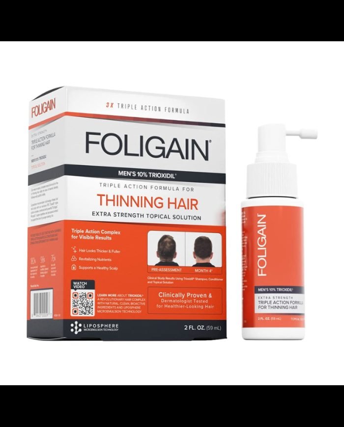 FOLIGAIN SPRAY VOLUMATEUR TRIPLE ACTION HOMME 10% TRIOXIDIL 59 ML - FOLIGAIN