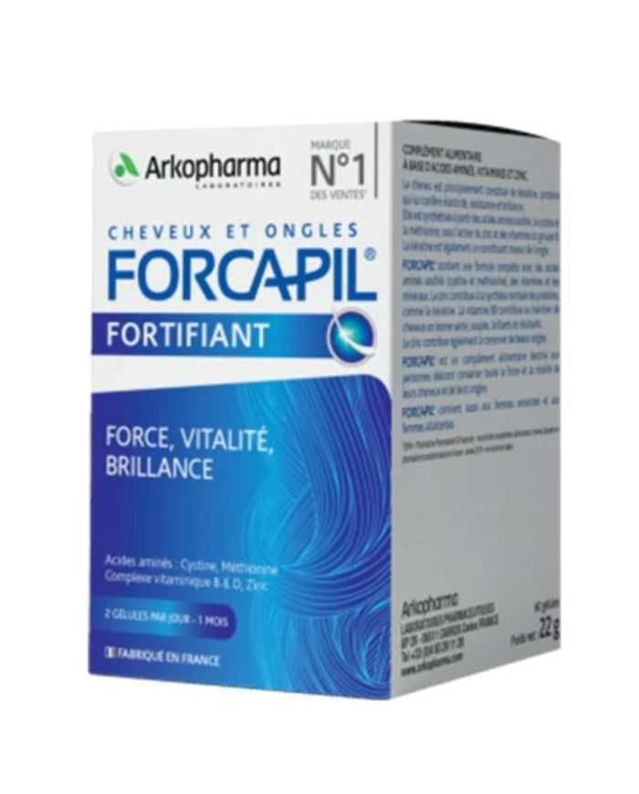 FORCAPIL CHEVEUX ET ONGLES 60 GELULES - FORCAPIL