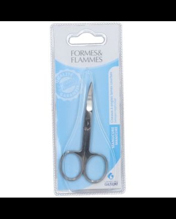 FORME ET FLAMMES CISEAUX A ONGLES COURBES ACIER INOXYDABLE REF 82 - FORMES ET FLAMMES
