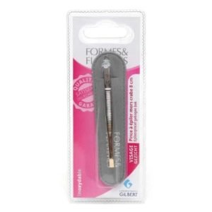 FORMES ET FLAMMES PINCE A EPILER MORS DROITS BIAIS 8 CM REF 14 - FORMES ET FLAMMES