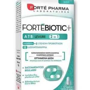FORTE PHARMA FORTE BIOTIC+ ATB 2 EN 1 LEVURE 10 CAPSULES - FORTE PHARMA