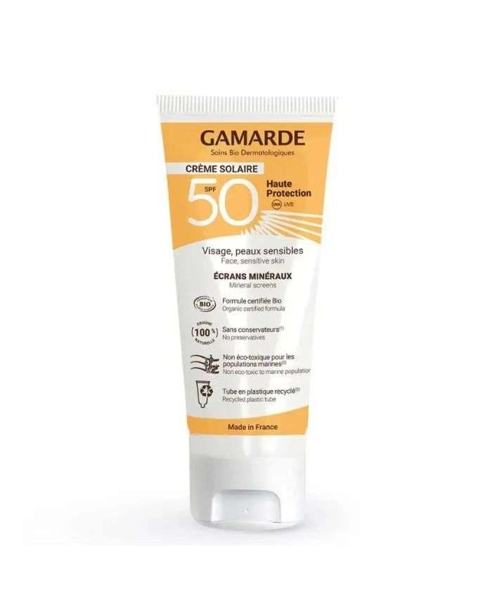 GAMARDE CREME SOLAIRE SPF 50+ ECRAN MINERAUX 40 ML - GAMARDE