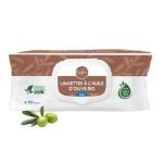 GIFRER LINGETTES NETTOYANTES À L’HUILE D’OLIVE BIO 70 LINGETTES - GIFRER