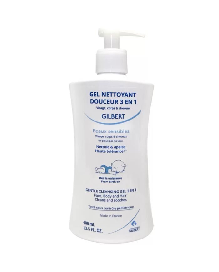 GILBERT Gel nettoyant douceur 3en 1 400ml - GILBERT