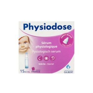 GILBERT PHYSIODOSE SERUM PHYSIOLOGIQUE SALINE SOLUTION 15*5 ML - GILBERT
