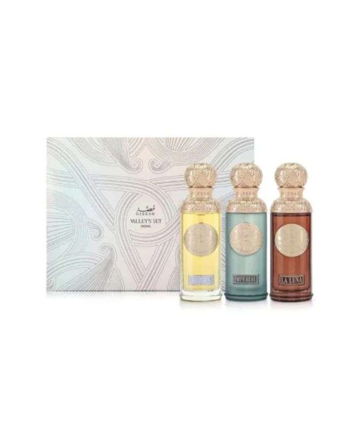 GISSAH PARFUM VALLEYS SET 3*50ML - GISSAH