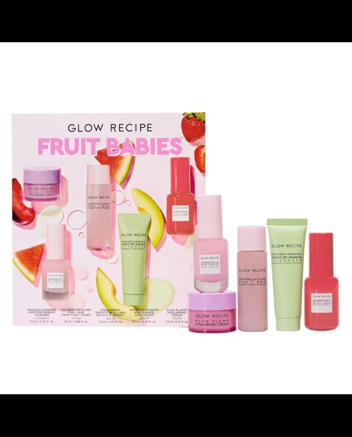 GLOW RECIPE FRUIT BABIES KIT MINI TRAVEL SIZE BEAUTY ESSENTIEL - GLOW RECIPE