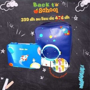 GOBENTO KIDS OFFRE SAC A DEJEUNER STARBOY + BOITE ISOTHERME 21*16*5 CM 710 ML - GOBENTO KIDS