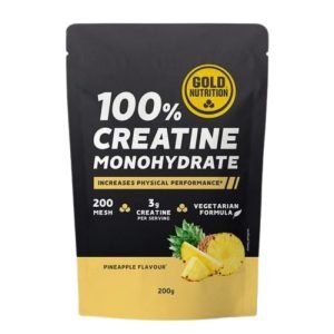 GOLD NUTRITION CREATINE MONOHYDRATE PINEAPPLE FLAVOUR 200 G - GOLD NUTRITION