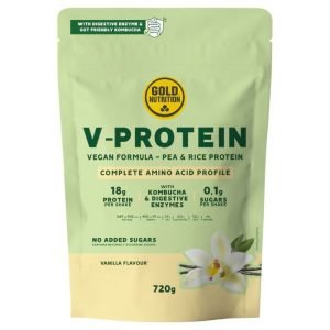 GOLD NUTRITION V-PROTEIN VANILLA FLAVOUR 720 G - GOLD NUTRITION