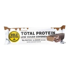 GOLD NUTRITION TOTAL PROTEIN LOW SUGAR COVERED SAVEUR CHOCOLAT SALE 30G - GOLD NUTRITION