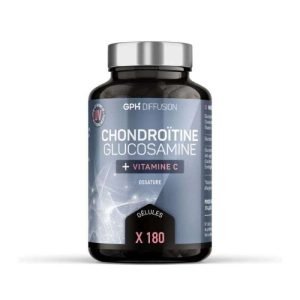 GPH CHONDROITINE GLUCOSAMINE + VITAMINE C 180 GELULES - GPH DIFFUSION