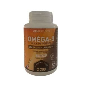 GPH DIFFUSION OMEGA 3 2000 MG 200 CAPSULES - GPH DIFFUSION