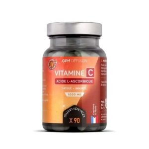 GPH VITAMINE C ACIDE L ASCORBIQUE 1000 MG 90 GELULES - GPH DIFFUSION