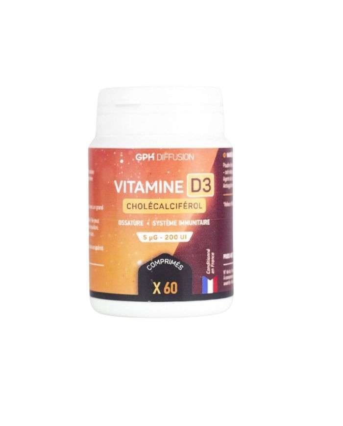GPH VITAMINE D3 2000UI 60 COMPRIMES - GPH DIFFUSION