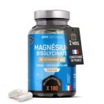 GPH MAGNESIUM BISGLYCINATE + VITAMINE B6 500 MG 180 GELULES - GPH DIFFUSION
