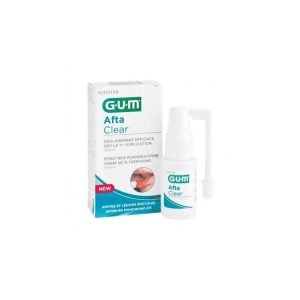 GUM AFTACLEAR SPRAY APHTES ET LESIONS BUCCALES 15ML REF 2420 - GUM