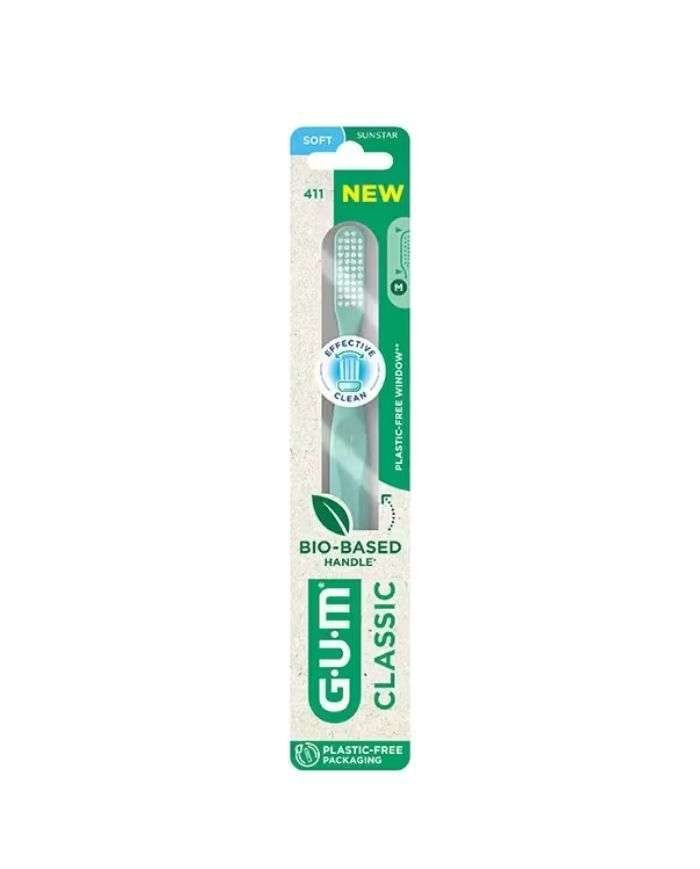 GUM BROSSE A DENTS CLASSIQUE SOUPLE REF 411 - GUM