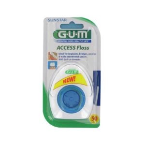 GUM FIL ACCESS FLOSS IMPLANT BRIDGE ET COURONNE REF 3200 - GUM