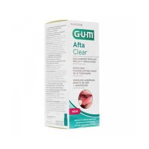 GUM AFTACLEAR BAIN DE BOUCHE APHTES ET LESIONS BUCCALES 120 ML REF 2410 - GUM