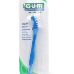 GUM BROSSE A DENTS PROTHESE SPECIAL DENTIER AVEC 2 TETES REF 201 - GUM