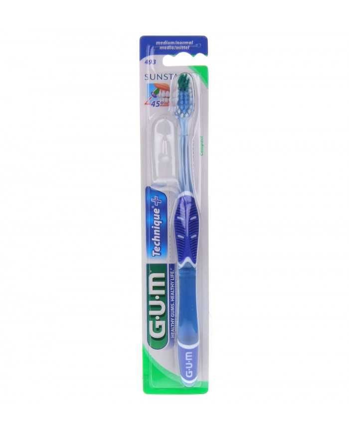 GUM BROSSE A DENTS TECHNIQUE MEDIUM COMPACT REF 493 - GUM