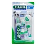 GUM KIT VOYAGE BROSSE A DENTS+ FIL DENTAIRE+DENTIFRICE REF 156 - GUM
