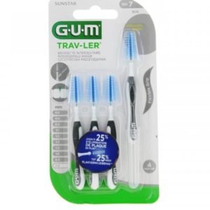 GUM MANCHE PAR 4 UNITES AVEC BROSSETTE LARGE 2.6MM REF 1619 - GUM