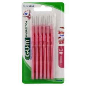 GUM MANCHE PAR 6 UNITES AVEC BROSETTE FINE 1.2 MM REF 2614 - GUM