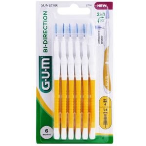 GUM MANCHE PAR 6 UNITES AVEC BROSETTE SUPER FINE 1.4 MM REF 2714 - GUM