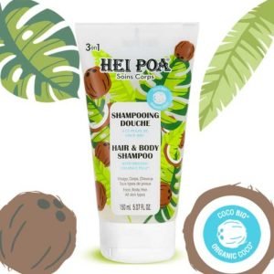 HEI POA SHAMPOOING DOUCHE A LA PULPE DE COCO BIO 150ML - HEI POA