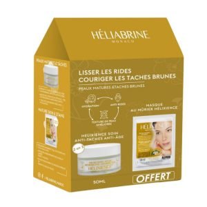 HELIABRINE HELIXIENCE SOIN ANTI TACHES ANTI AGE 50 ML ET MASQUE AU MURIER HELIXIENCE - HELIABRINE