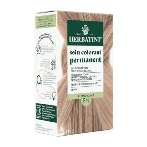 HERBATINT SOIN COLORANT PERMANANT 8N BLOND CLAIR 170 ML - HERBATINT