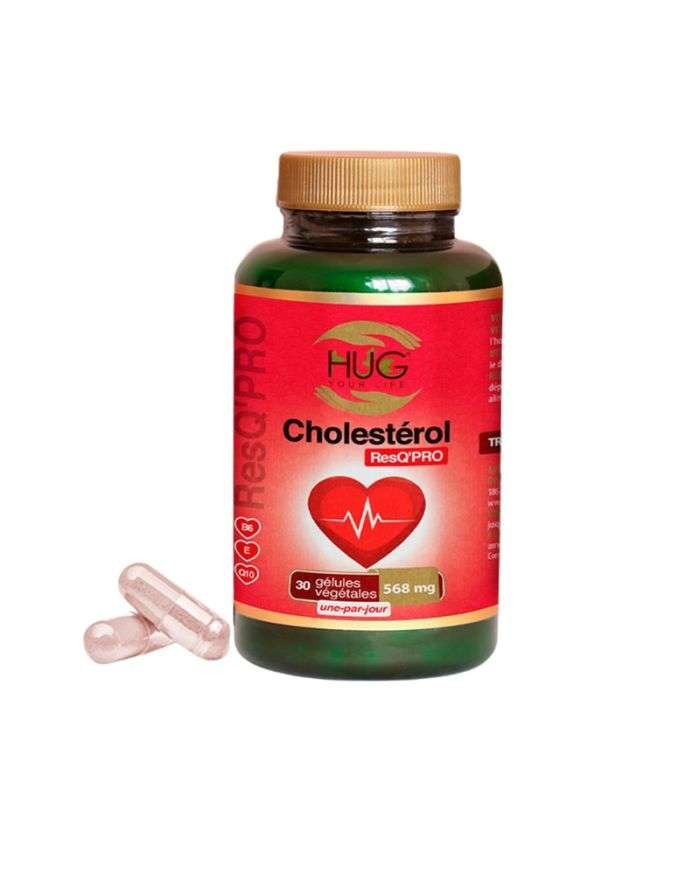 HUG CHOLESTEROL RESQ PRO 568 MG 30 GELULES - HUG