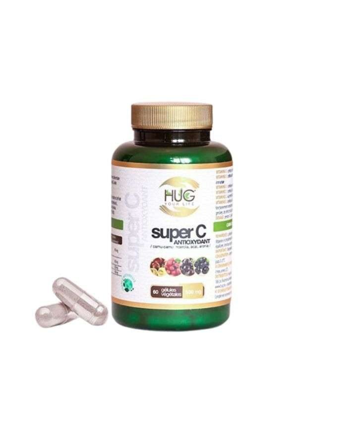HUG SUPER C ANTIOXYDANT 500 MG 60 GELULES - HUG