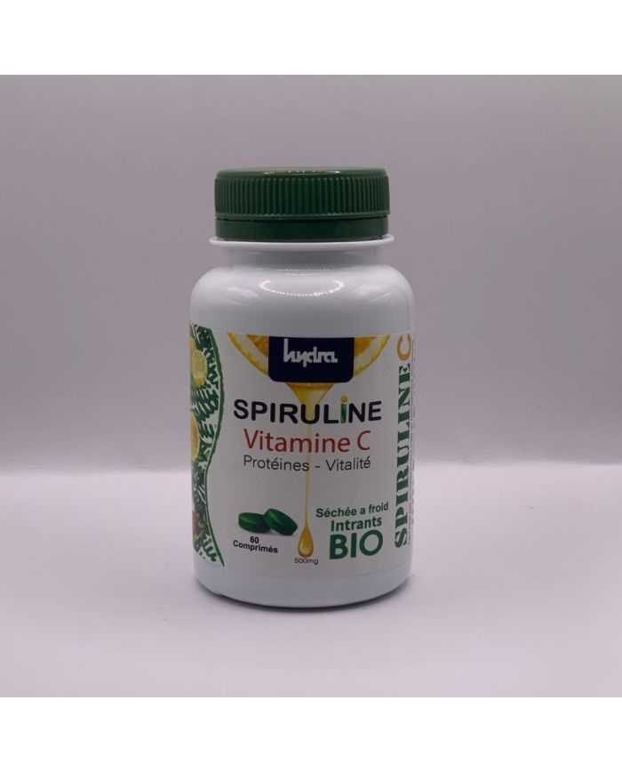 HYDRA SPIRULINE VITAMINE C 60 COMPRIMES - HYDRA PHYT'S