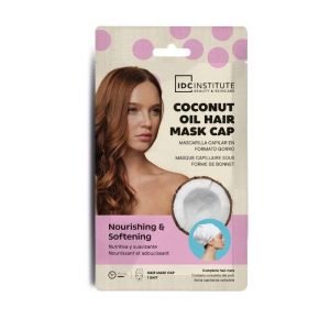 IDC INSTITUTE MASQUE CAPILLAIRE BONNET A L&rsquo;HUILE DE COCO REF 3455 - IDC INSTITUTE BEAUTY ET SKINCARE