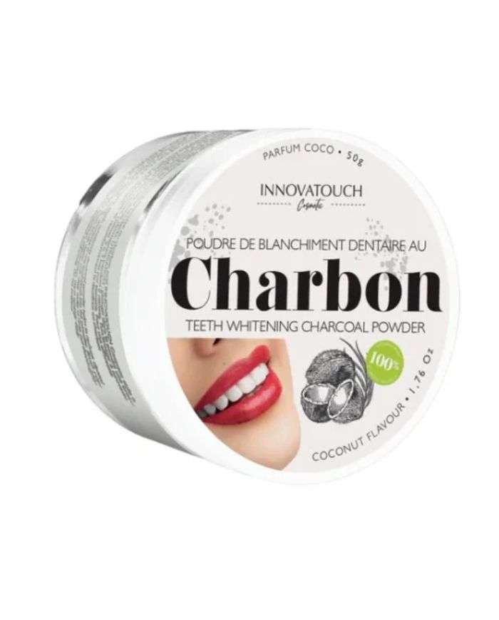 INNOVATOUCH POUDRE BLANCHIMENT DENTAIRE CHARBON PARFUM COCO 50 G - INNOVATOUCH