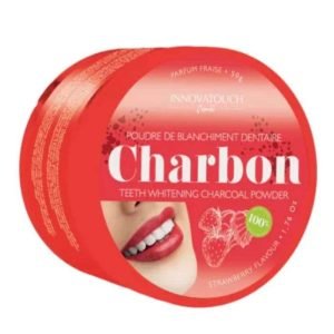 INNOVATOUCH POUDRE BLANCHIMENT DENTAIRE CHARBON PARFUM FRAISE 50 G - INNOVATOUCH