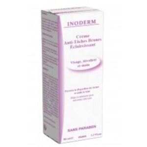 INODERM CRÈME ANTI TACHES BRUNES ECLAIRCISSANTE 50 ML - INODERM